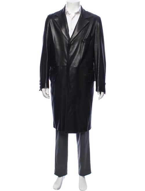 Nina Ricci Notch-Lapel Top Coat black