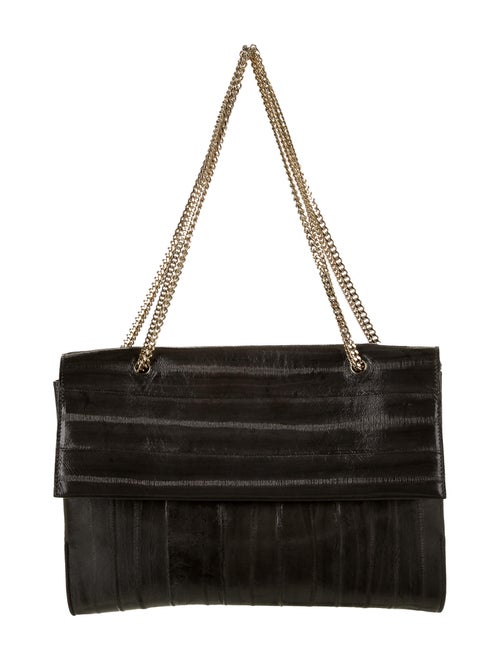 Nina Ricci Leather Shoulder Bag Black