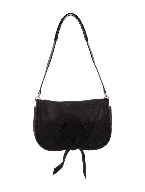Nina Ricci Leather Shoulder Bag Black