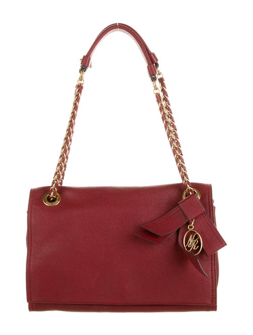 Nina Ricci Leather Shoulder Bag Red