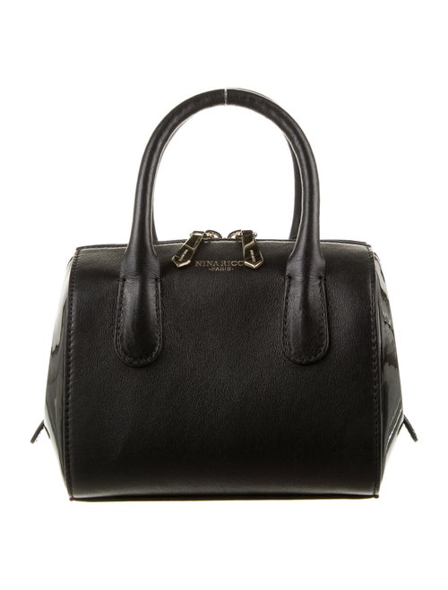 Nina Ricci Leather Shoulder Bag Black