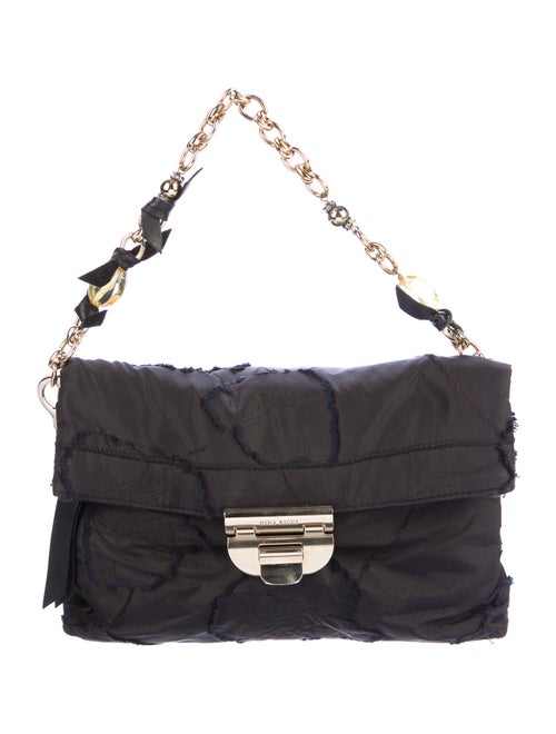 Nina Ricci Nylon Evening Bag Black