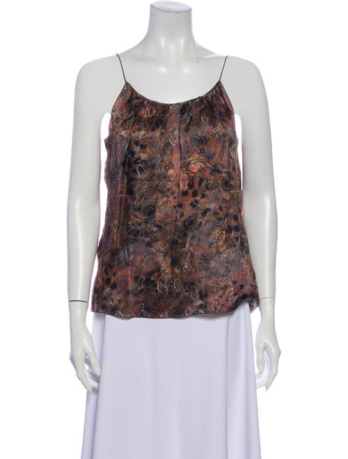 Nina Ricci Silk Printed Top