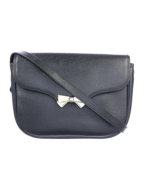 Nina Ricci Leather Shoulder Bag Black