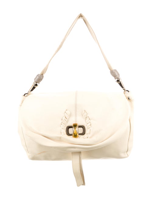 Nina Ricci Leather Shoulder Bag Gold