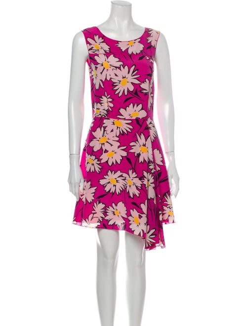 Nina Ricci Silk Mini Dress Pink