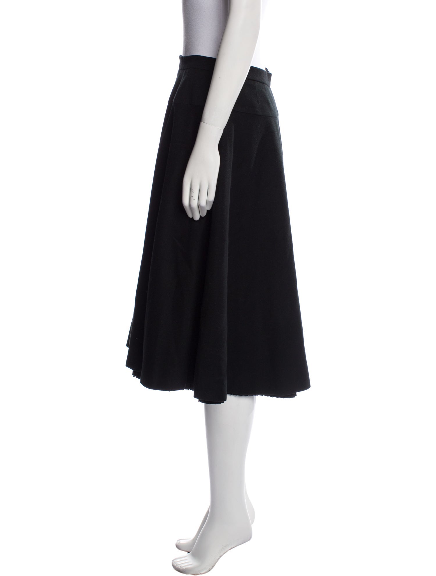 Nina Ricci Wool Knee-Length Skirt