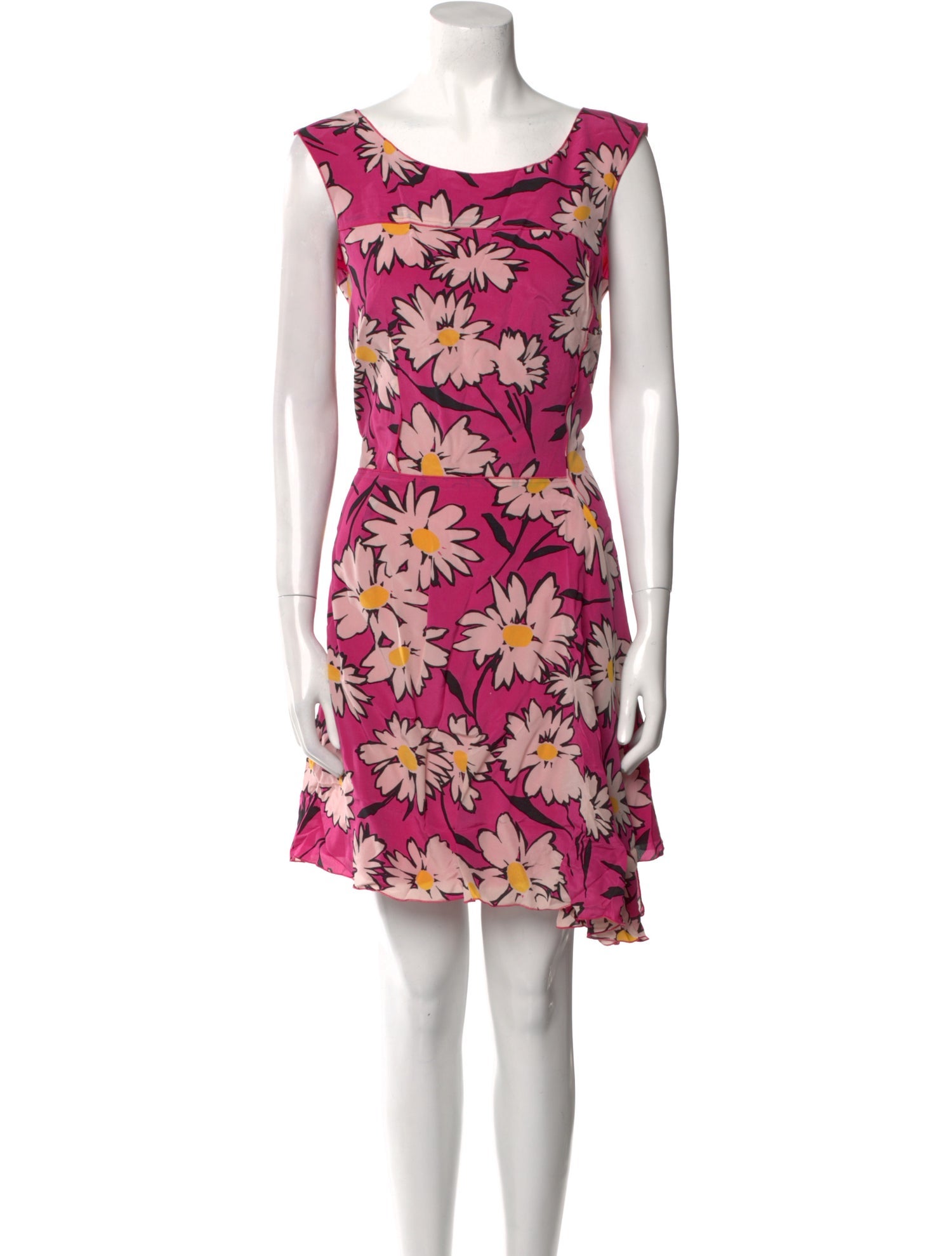 Nina Ricci Silk Knee-Length Dress