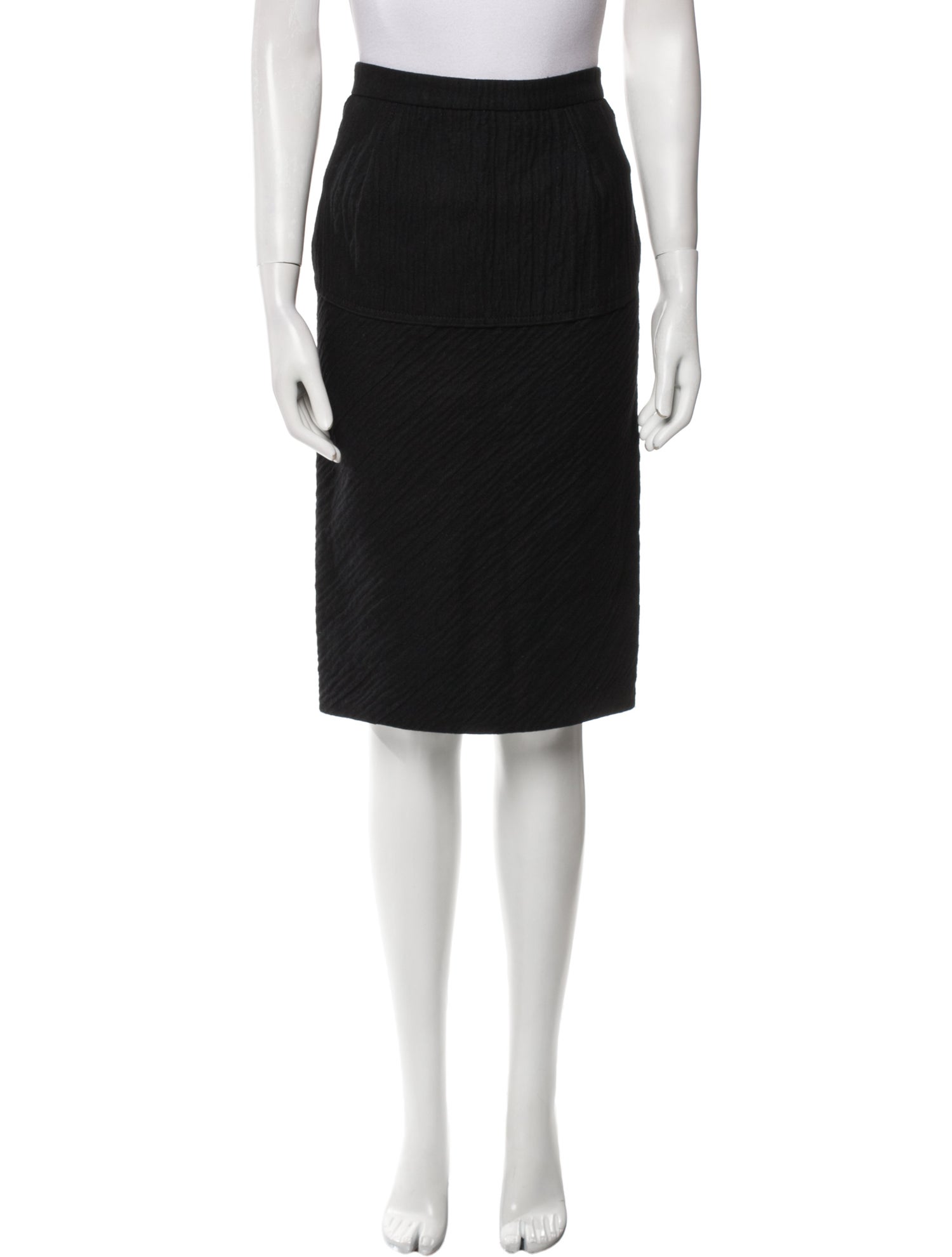 Nina Ricci Wool Knee-Length Skirt