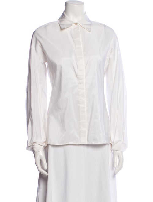 Nina Ricci Long Sleeve Button-Up Top