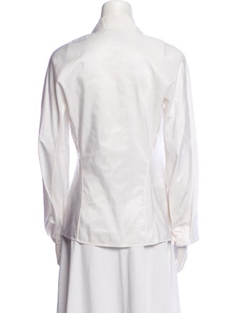 Nina Ricci Long Sleeve Button-Up Top
