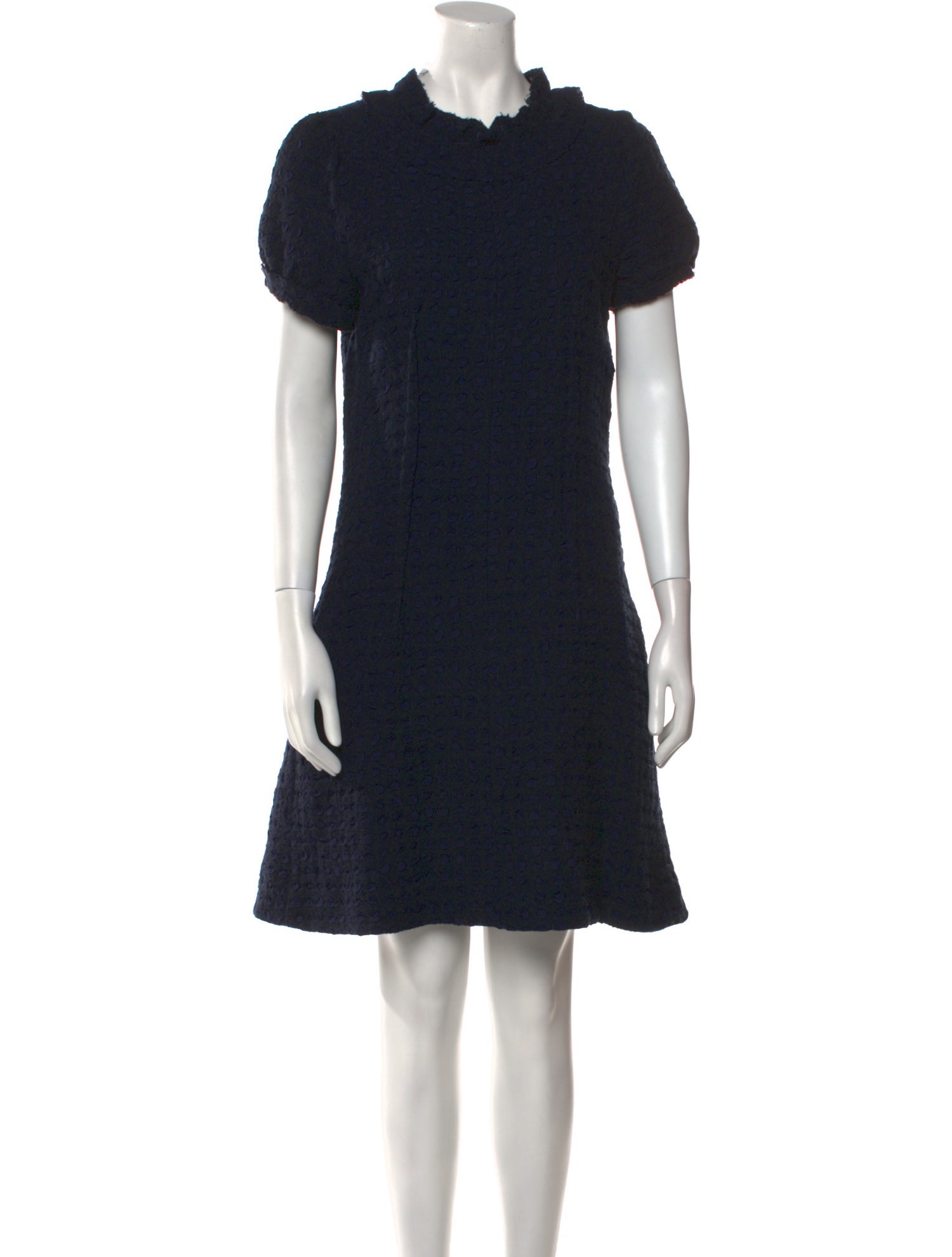 Nina Ricci Turtleneck Knee-Length Dress