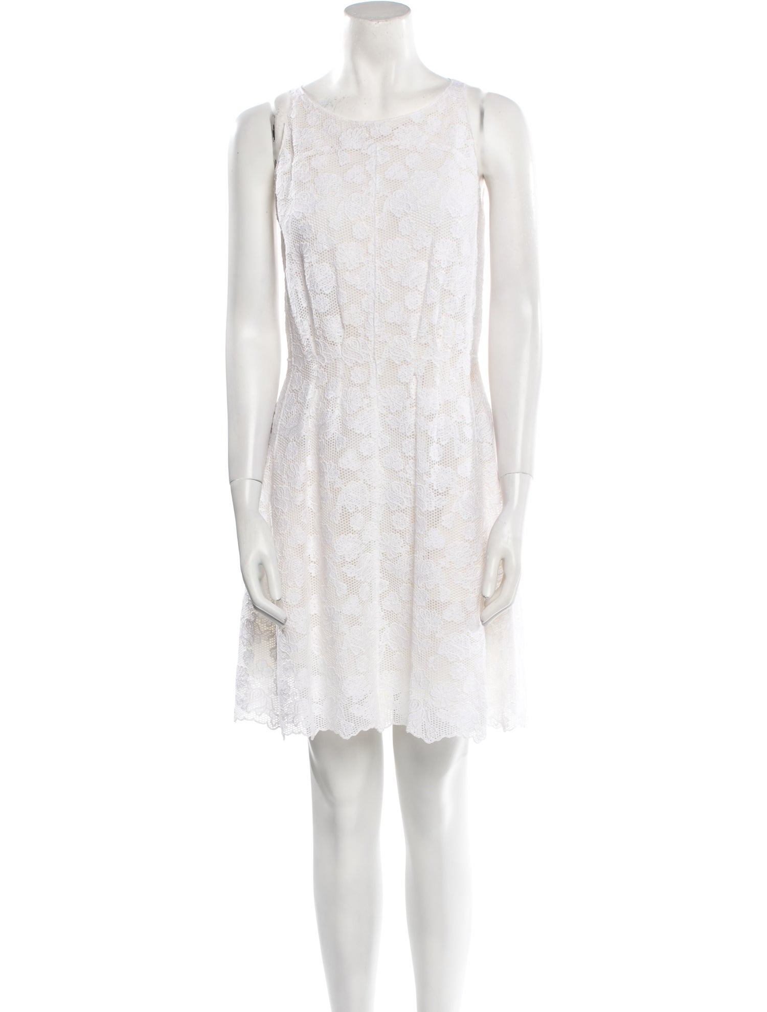 Nina Ricci Bateau Neckline Mini Dress