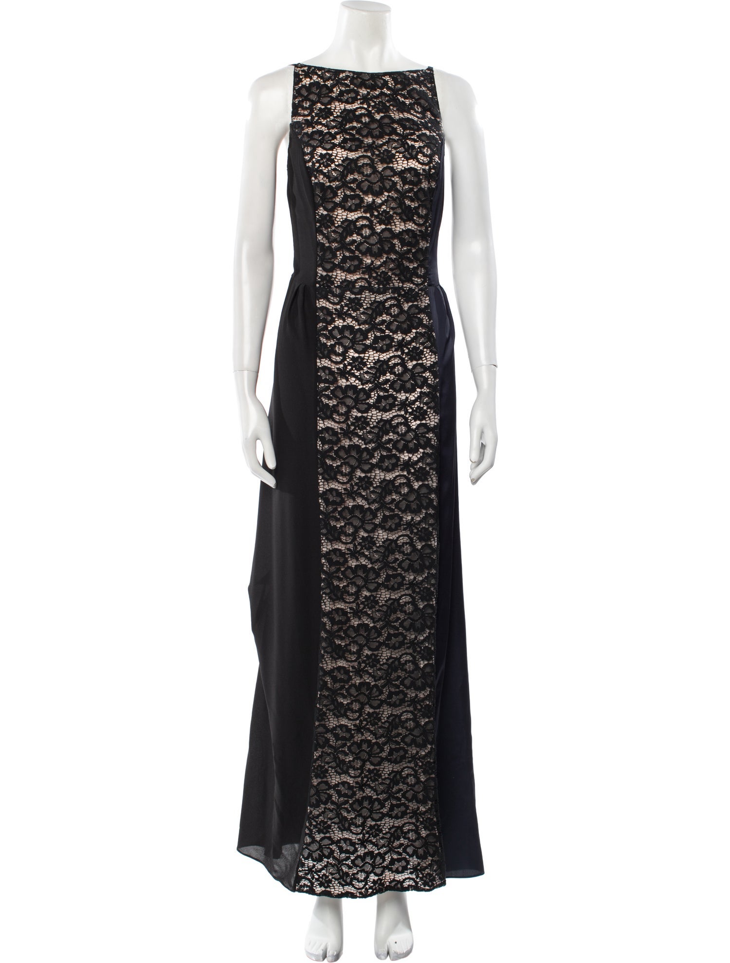 Nina Ricci Lace Pattern Long Dress