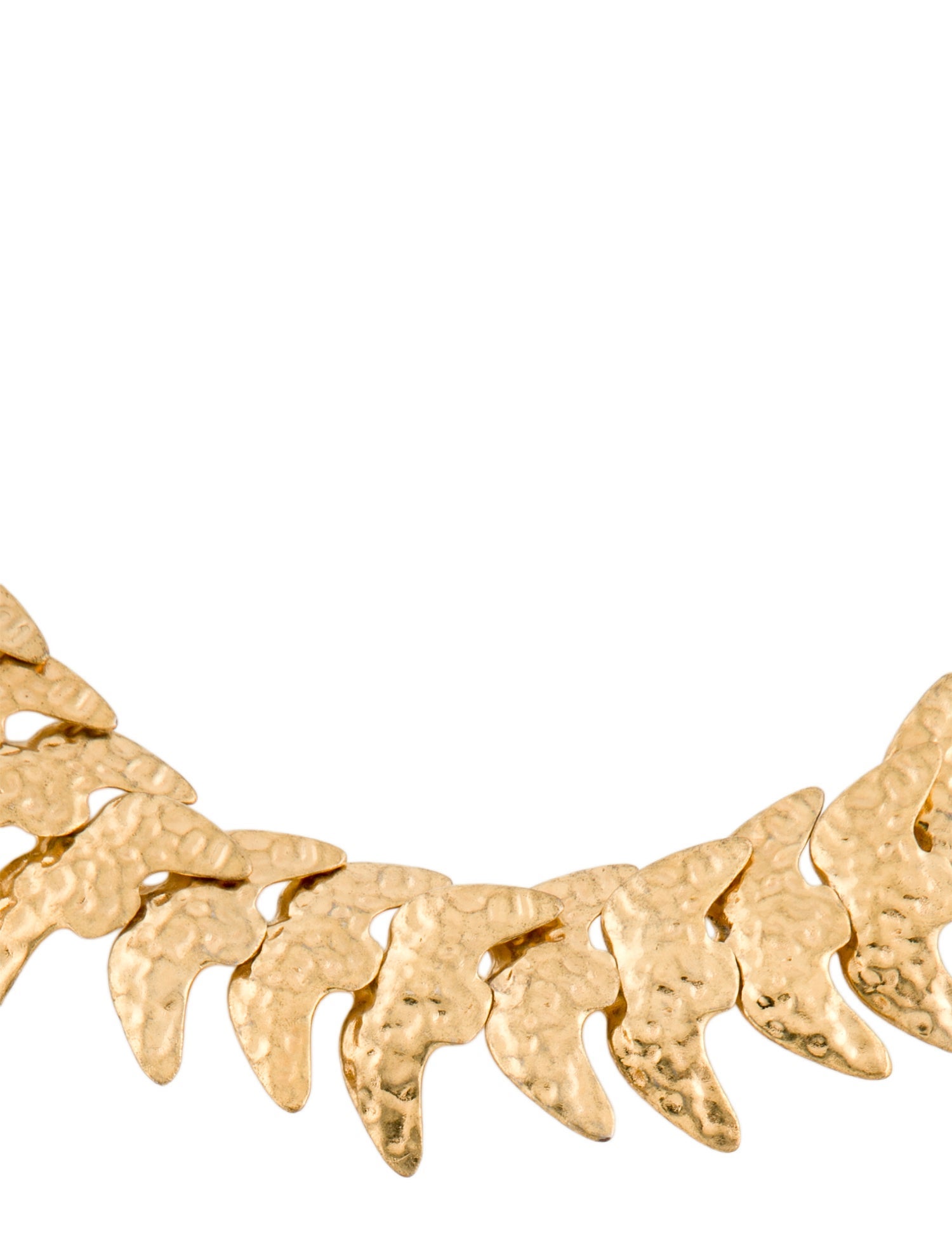 Nina Ricci Hammered Dove Collar Necklace