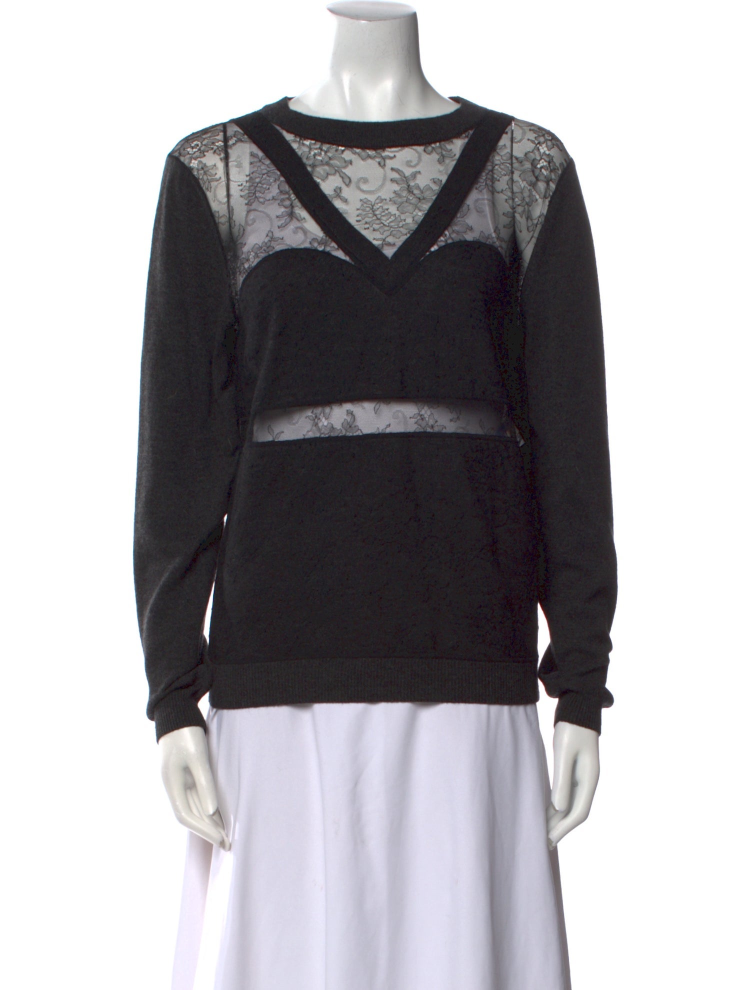 Nina Ricci Wool Striped Sweater