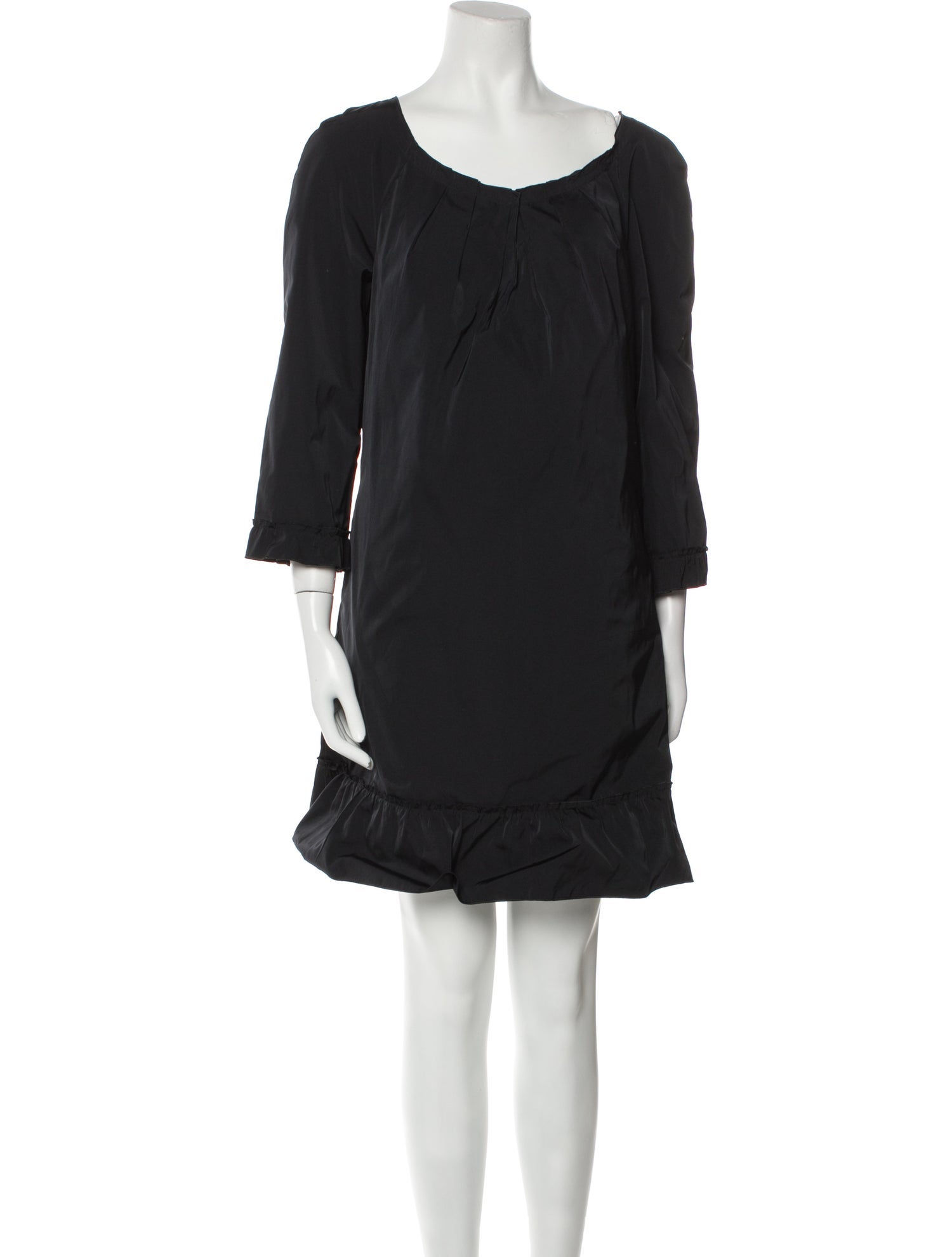 Nina Ricci Scoop Neck Mini Dress