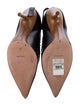 Nina Ricci Leather Whipstitch Trim Pumps