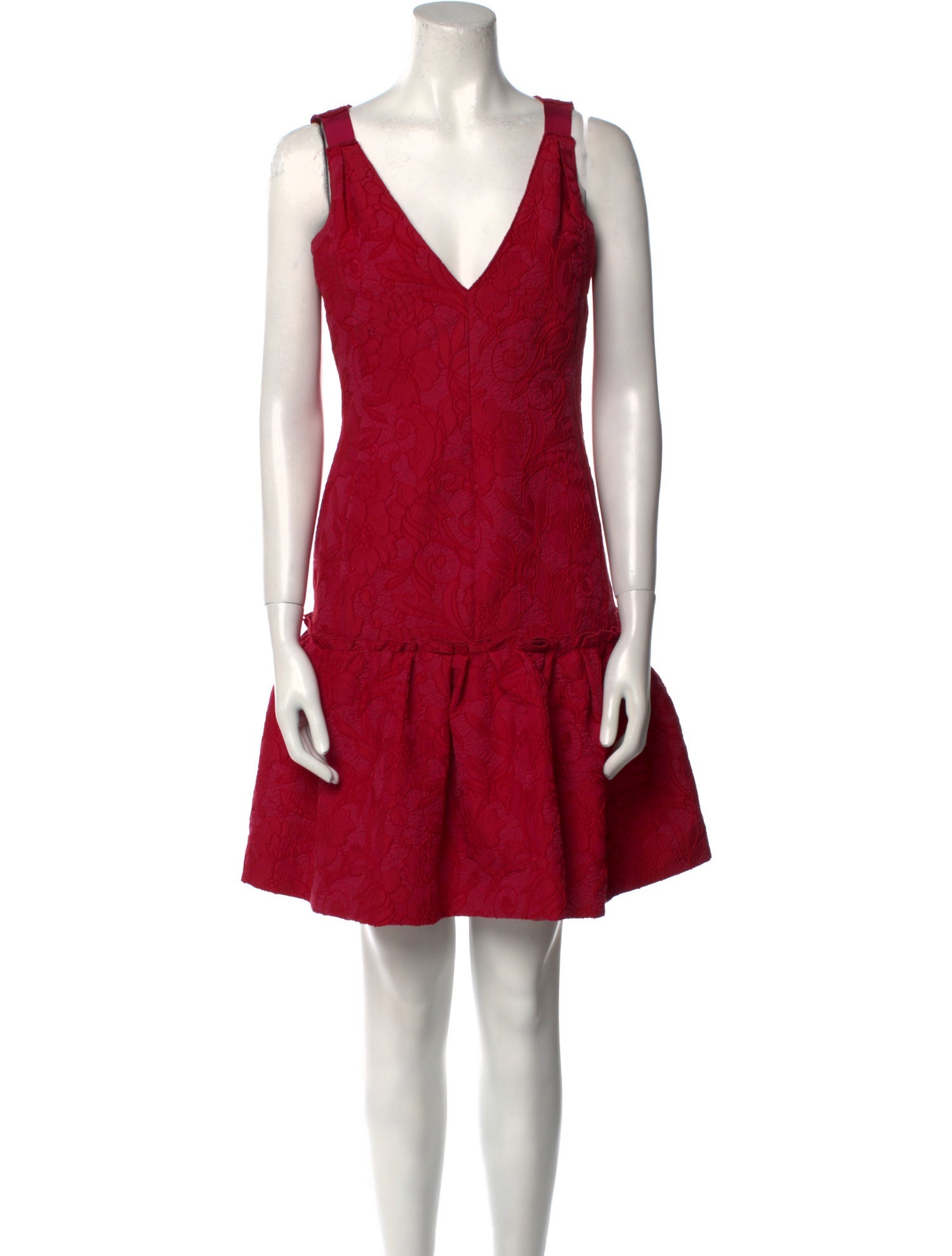 Nina Ricci V-Neck Mini Dress