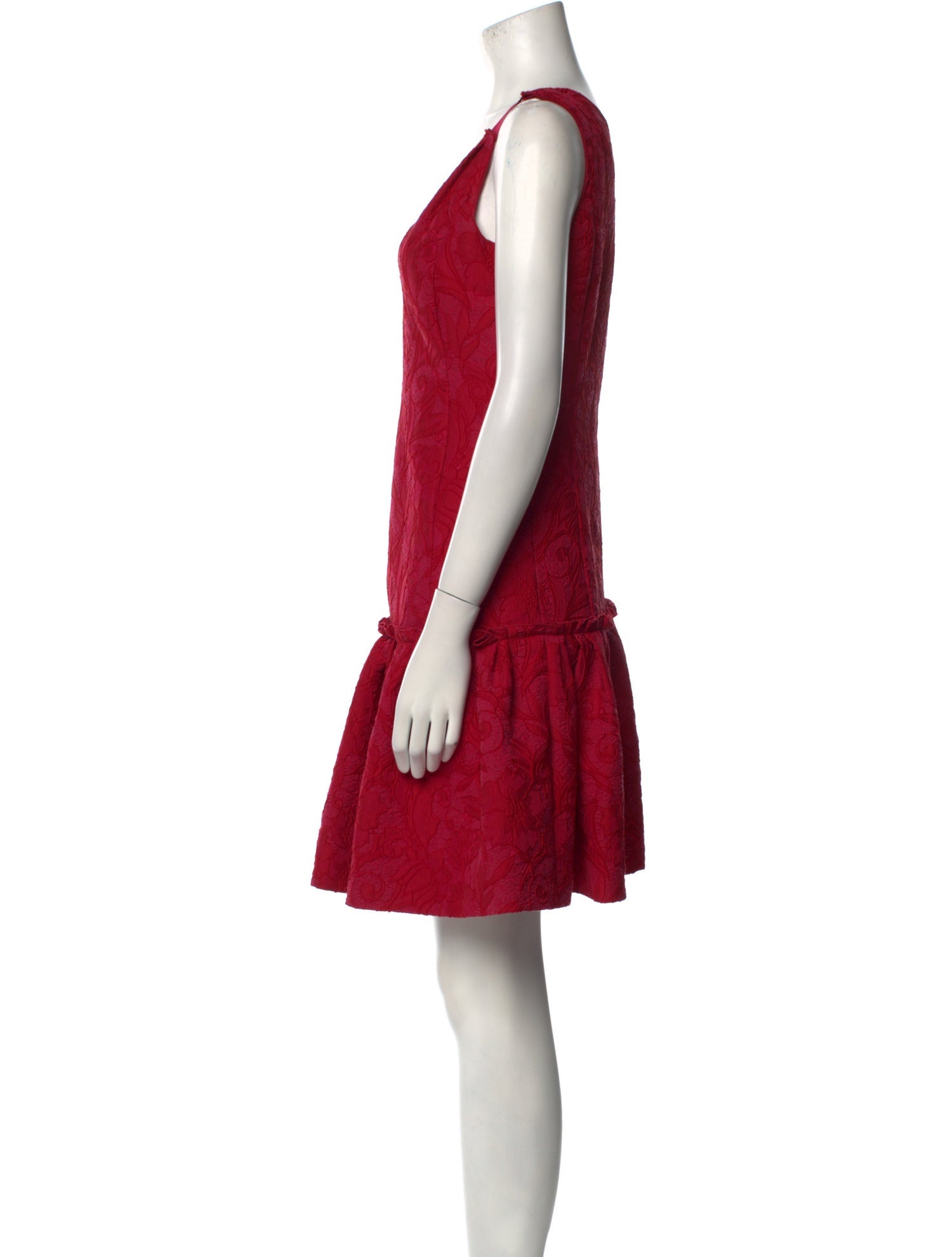 Nina Ricci V-Neck Mini Dress