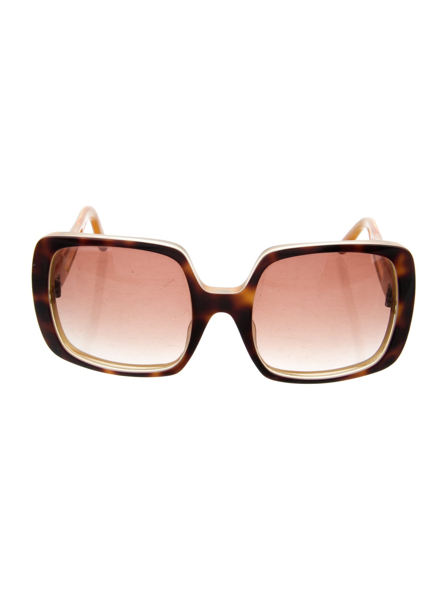 Nina Ricci Square Gradient Sunglasses