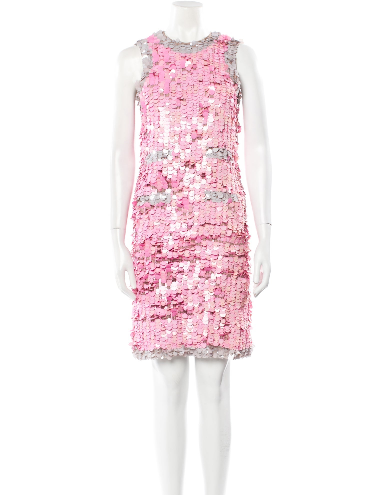 Nina Ricci Crew Neck Knee-Length Dress