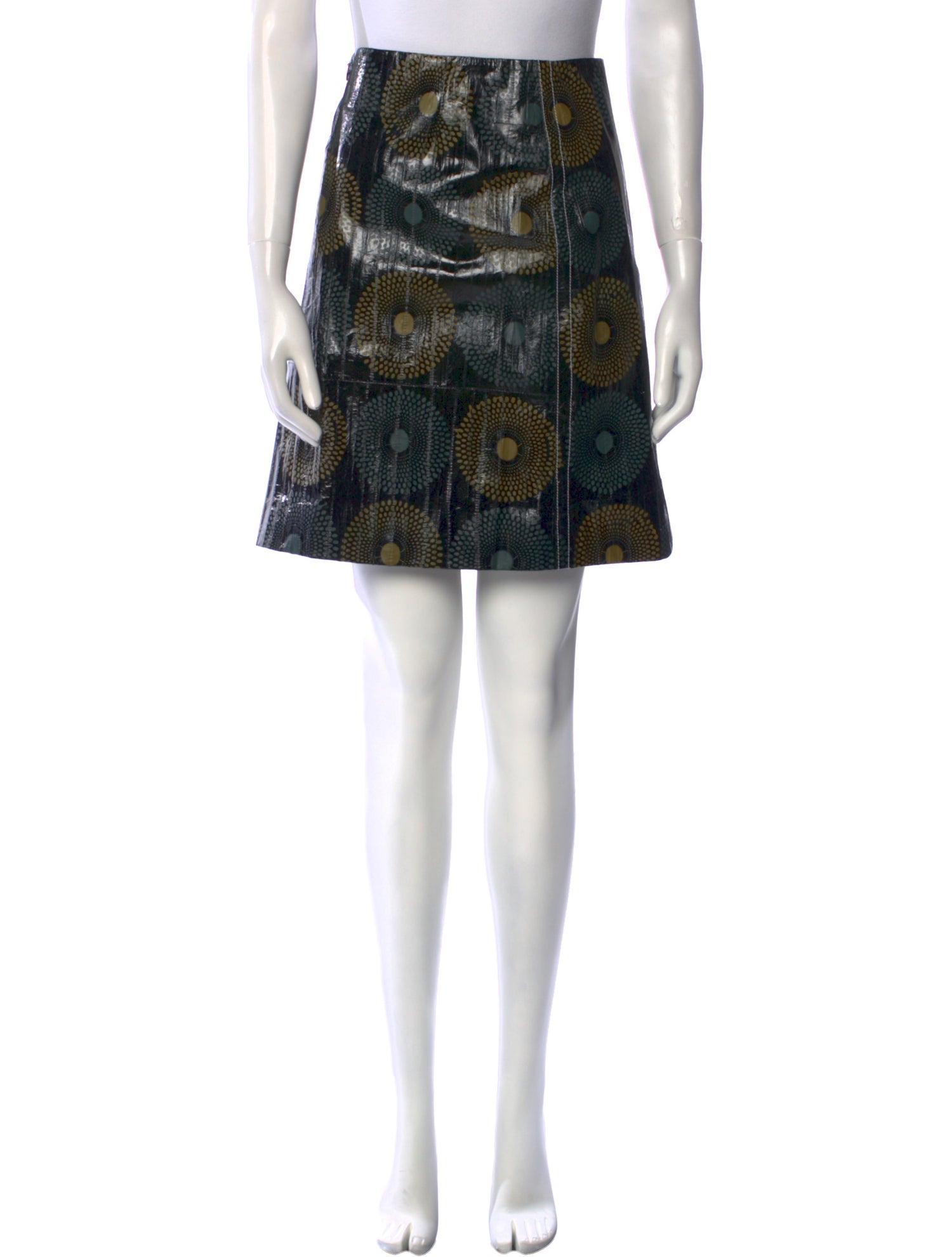 Nina Ricci Angora Knee-Length Skirt