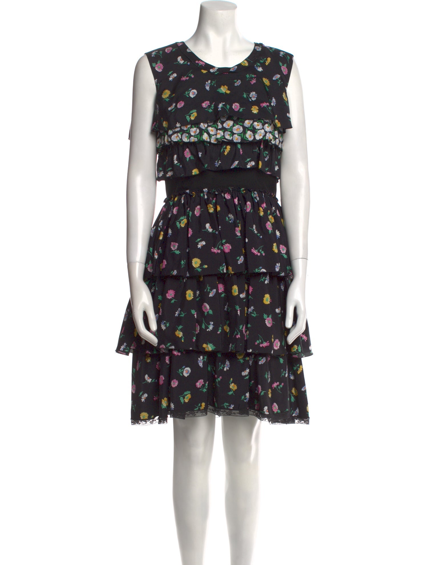 Nina Ricci Silk Knee-Length Dress