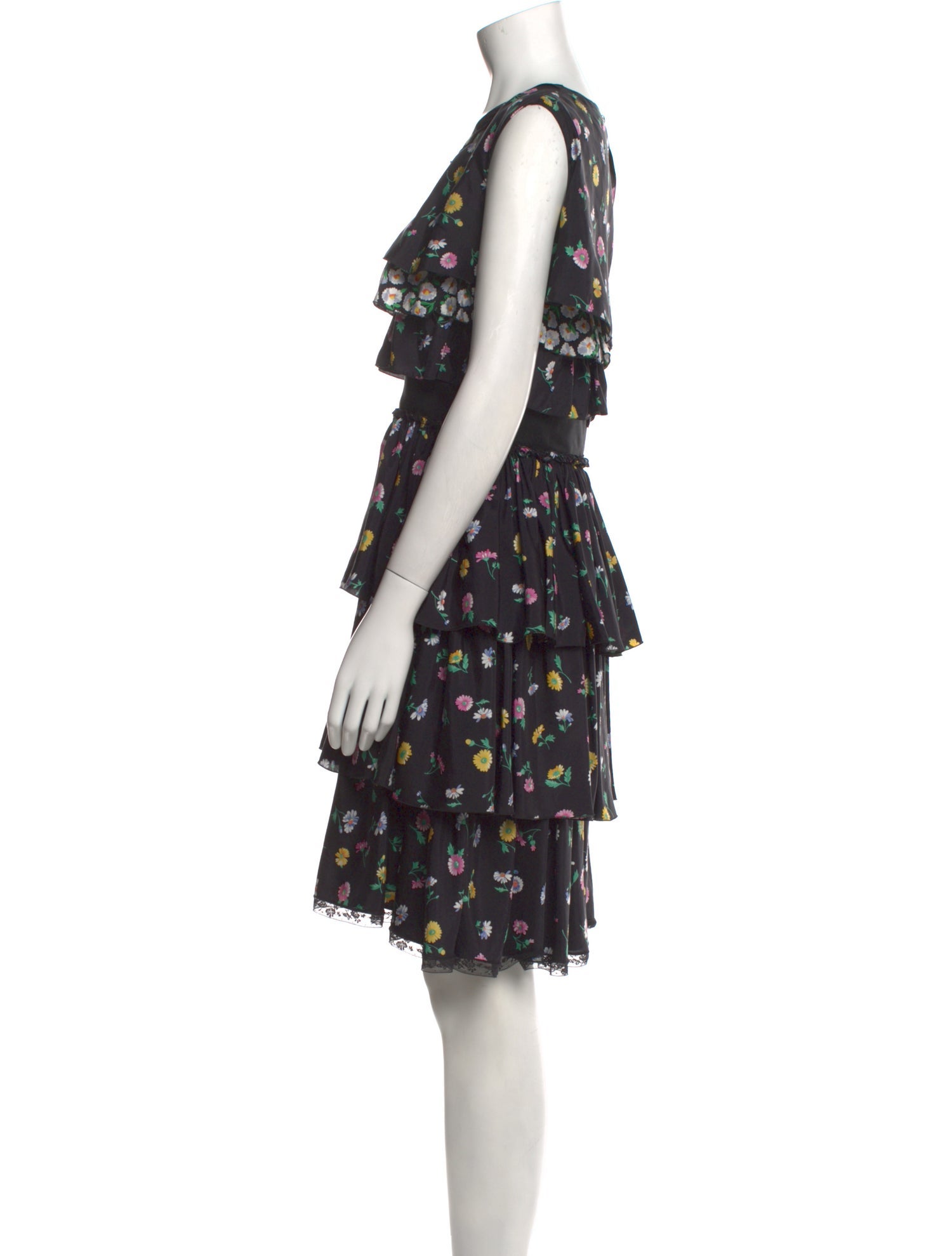 Nina Ricci Silk Knee-Length Dress