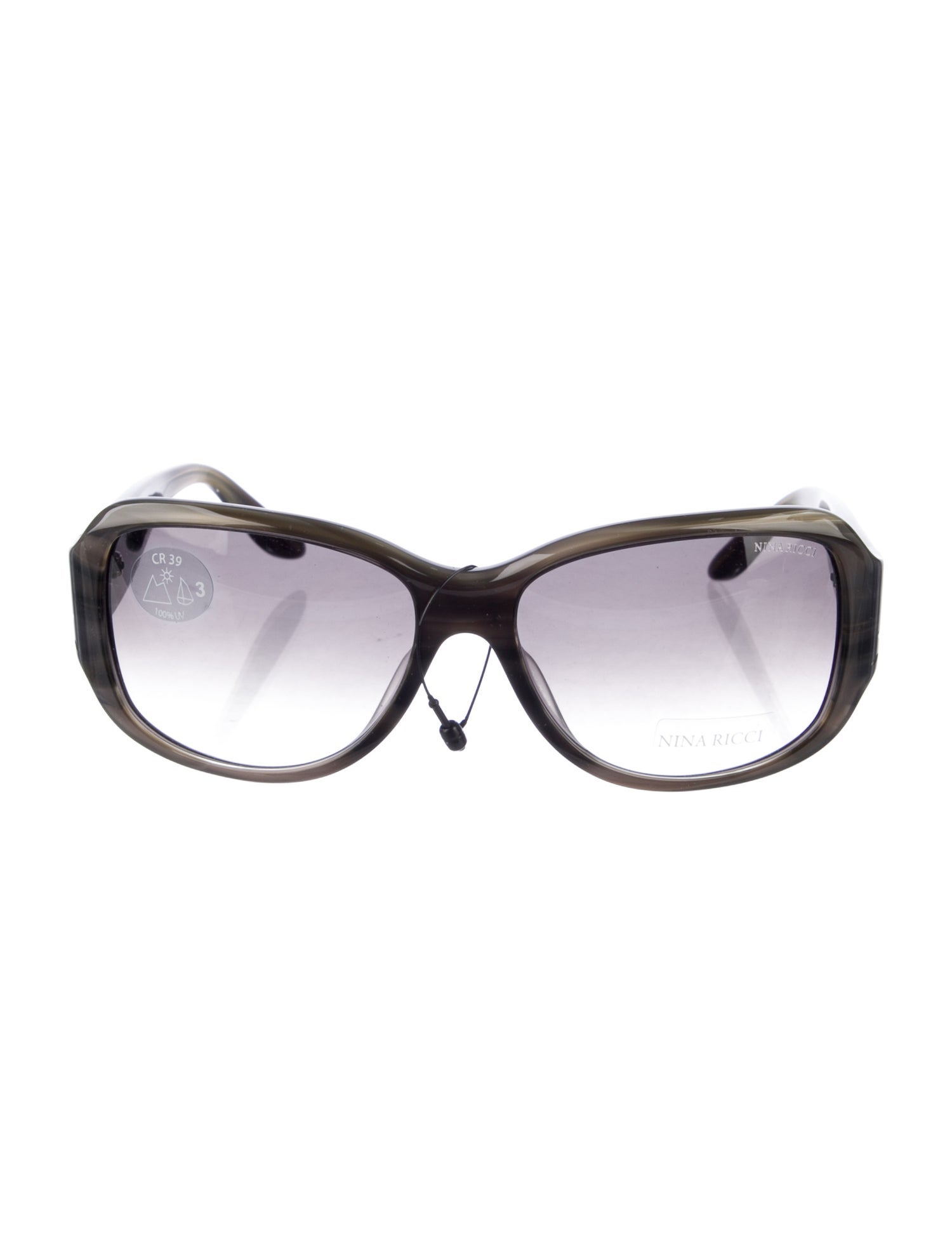 Nina Ricci Round Gradient Sunglasses