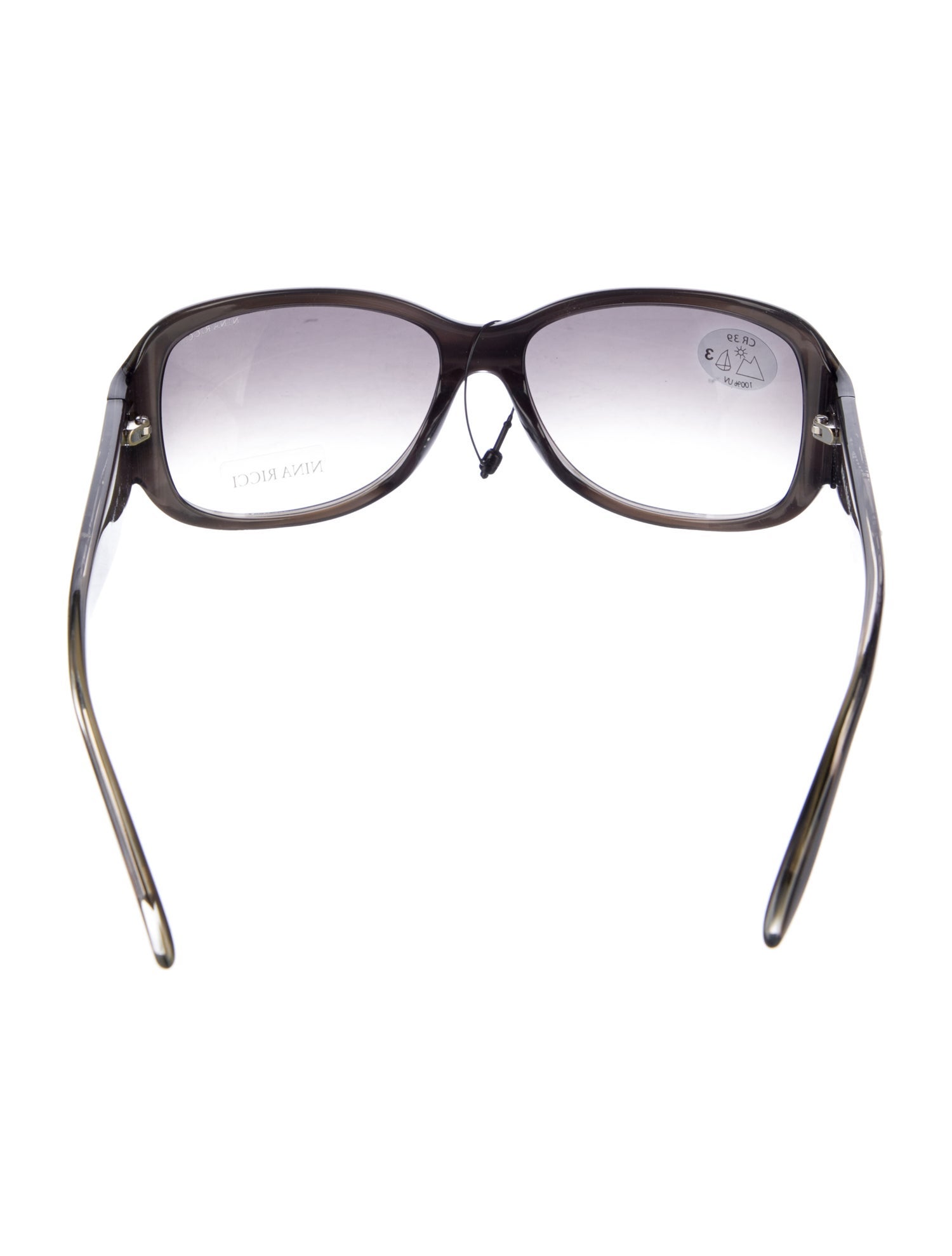 Nina Ricci Round Gradient Sunglasses