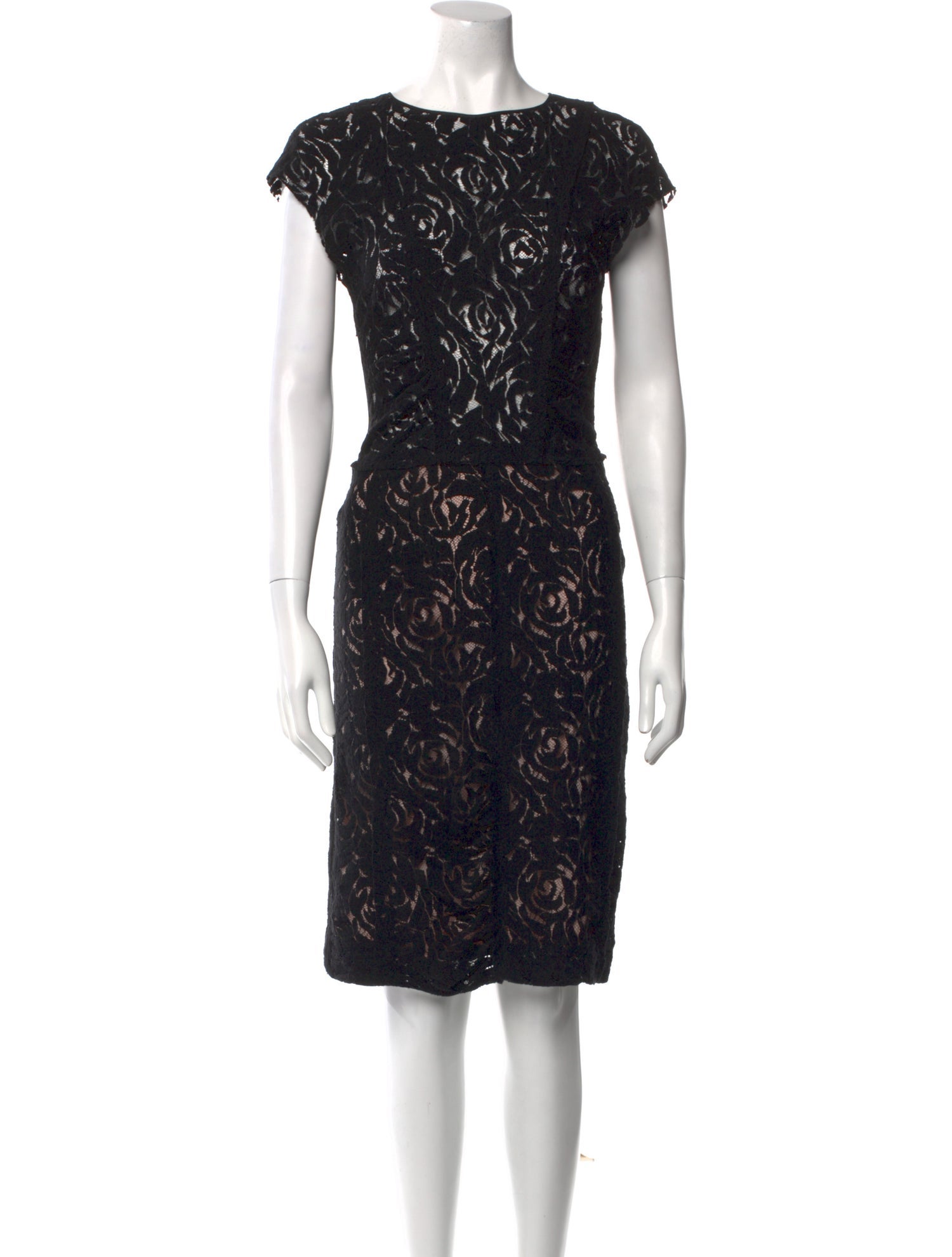 Nina Ricci Wool Knee-Length Dress