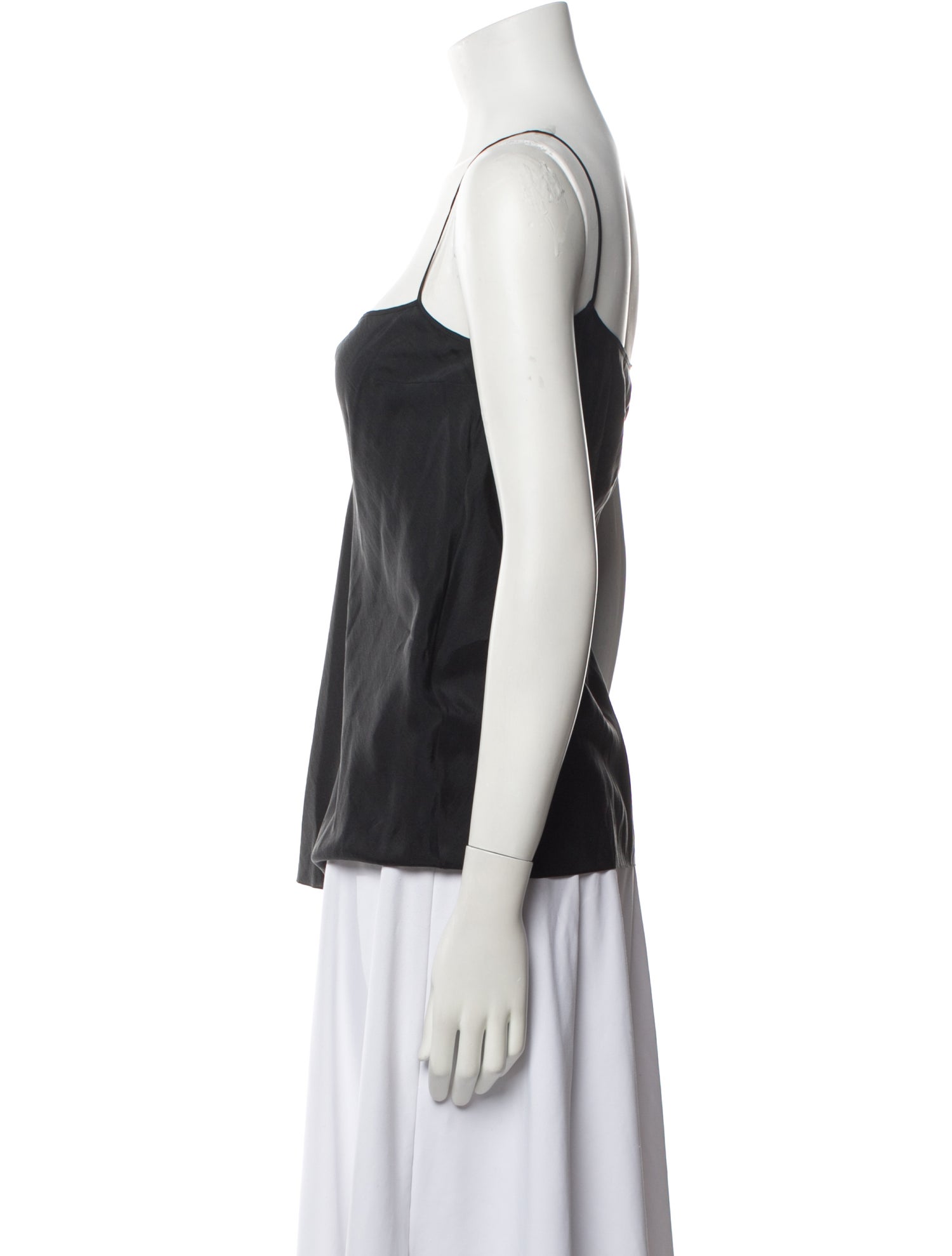 Nina Ricci Silk Square Neckline Top