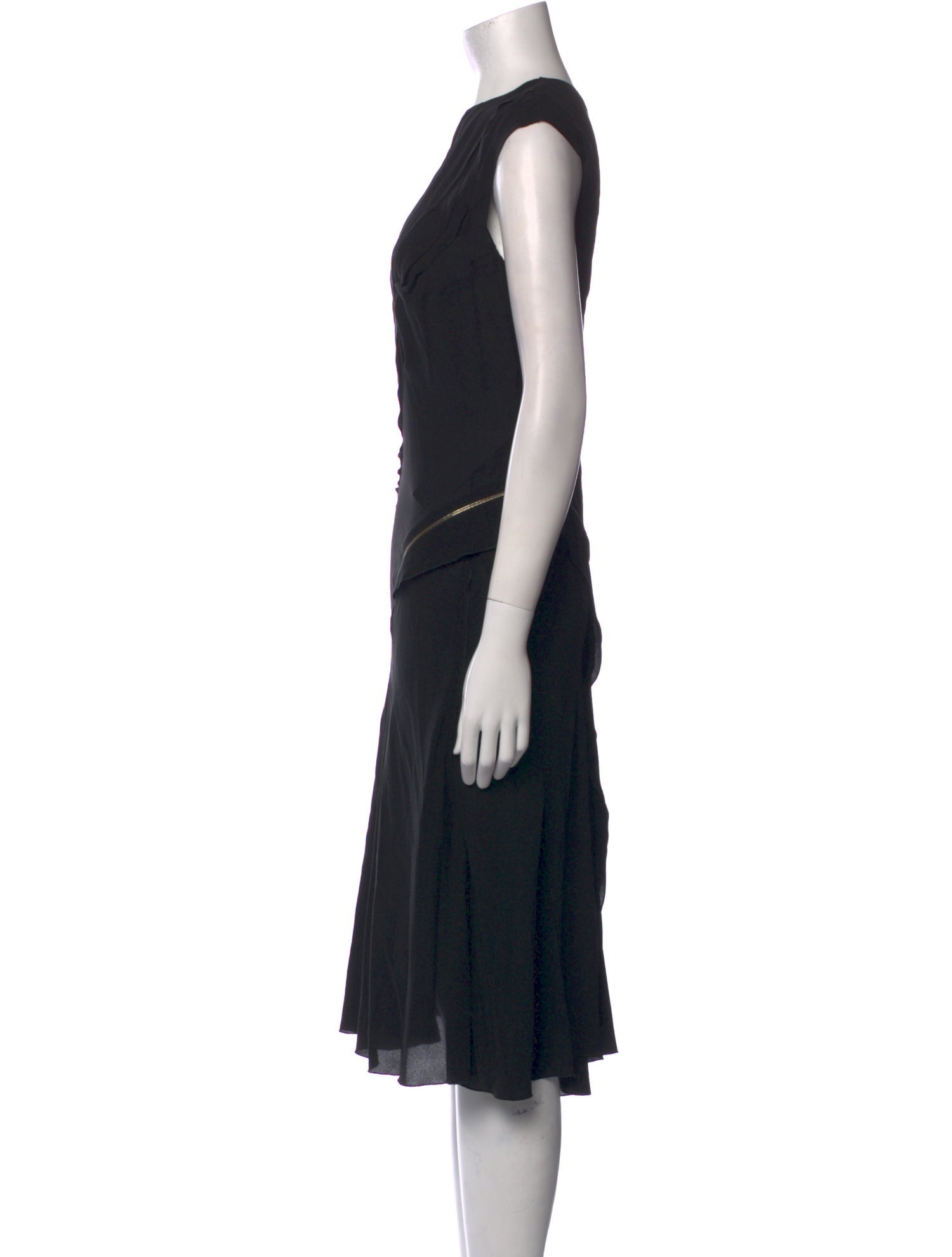 Nina Ricci Silk Midi Length Dress