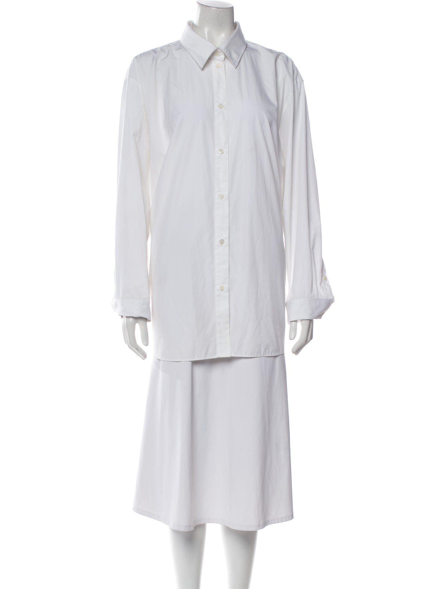 Nina Ricci Long Sleeve Button-Up Top