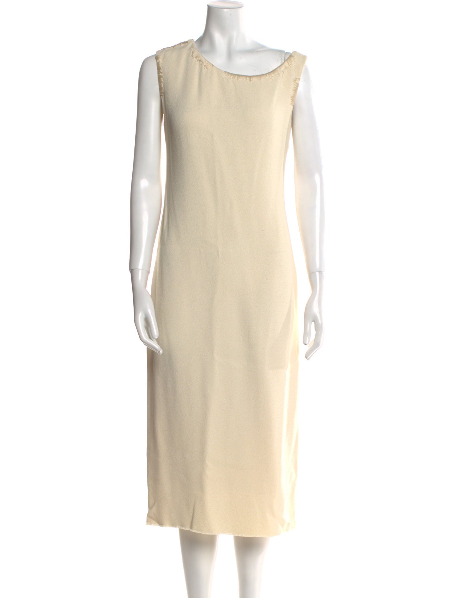 Nina Ricci Scoop Neck Midi Length Dress