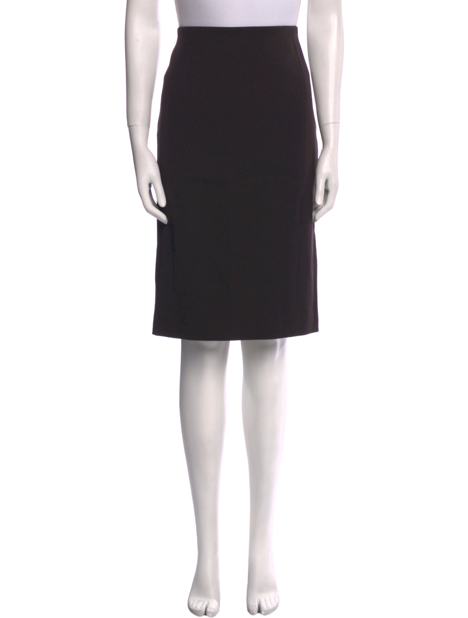 Nina Ricci Virgin Wool Knee-Length Skirt