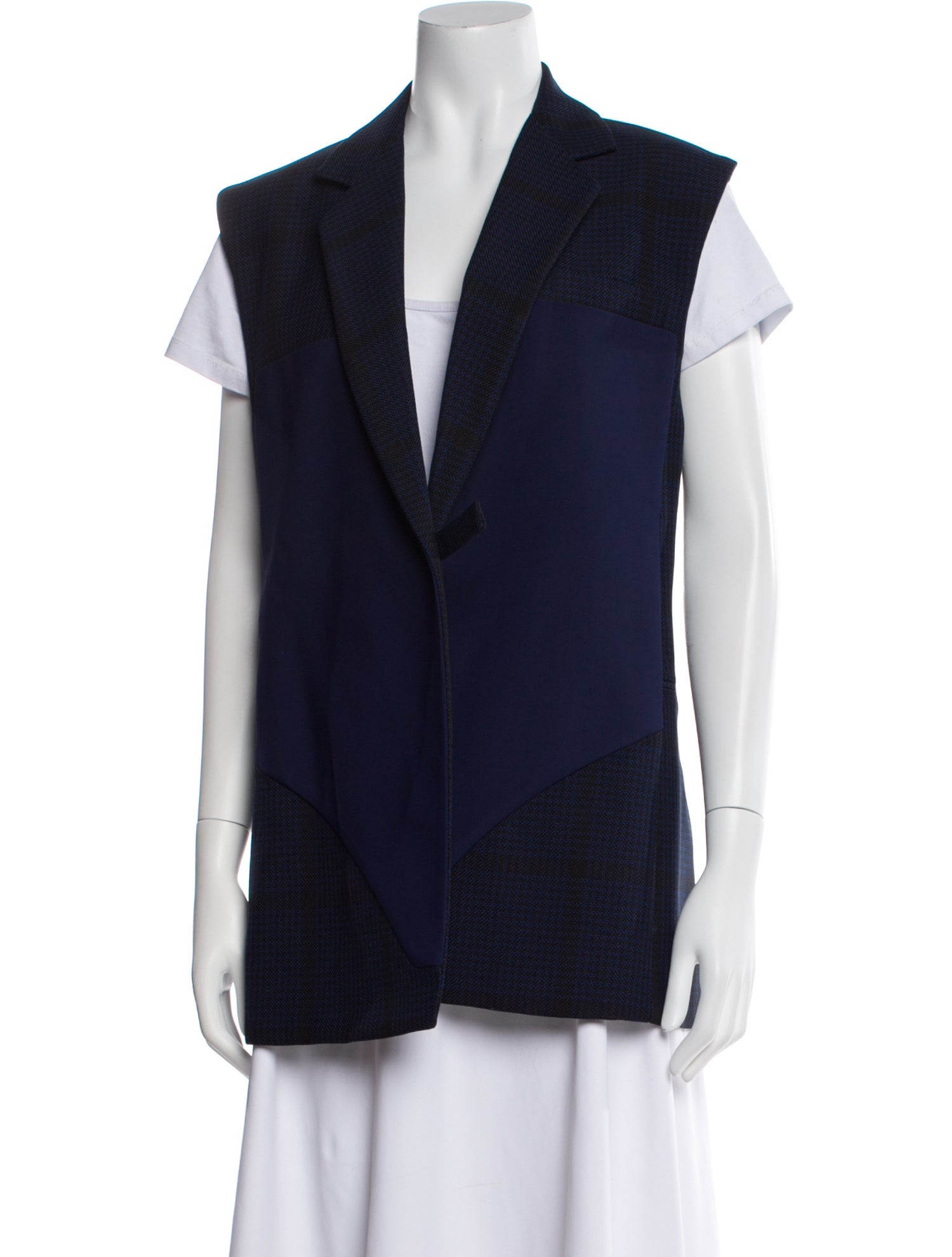 Nina Ricci Plaid Print Coat