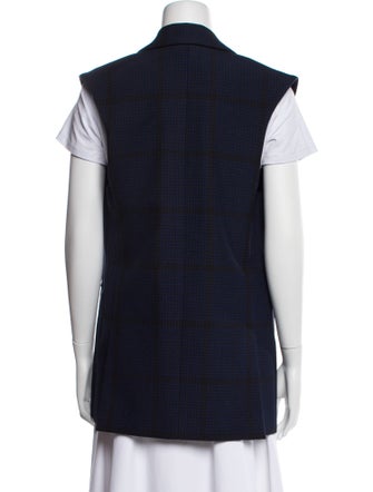 Nina Ricci Plaid Print Coat