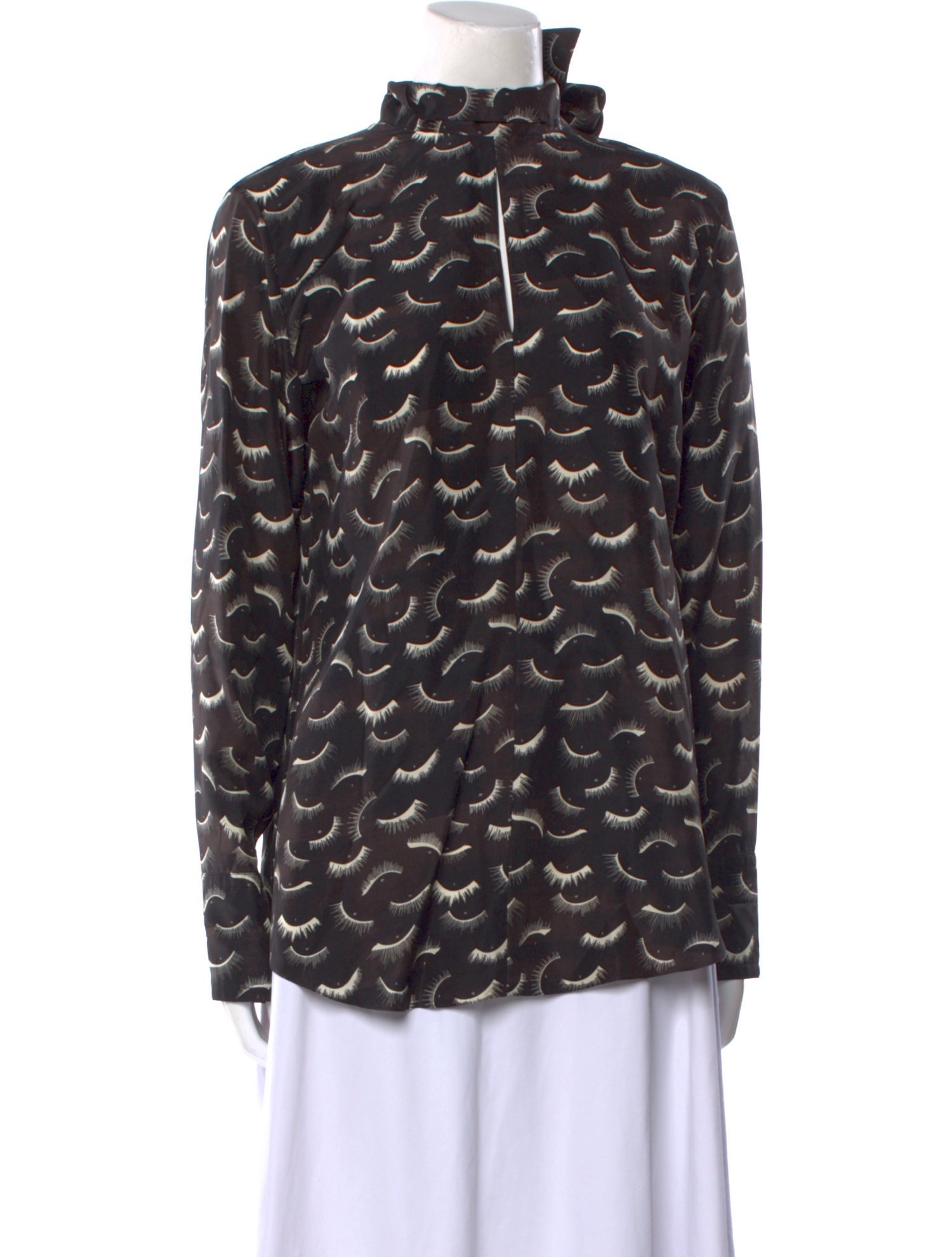 Nina Ricci Silk Printed Blouse