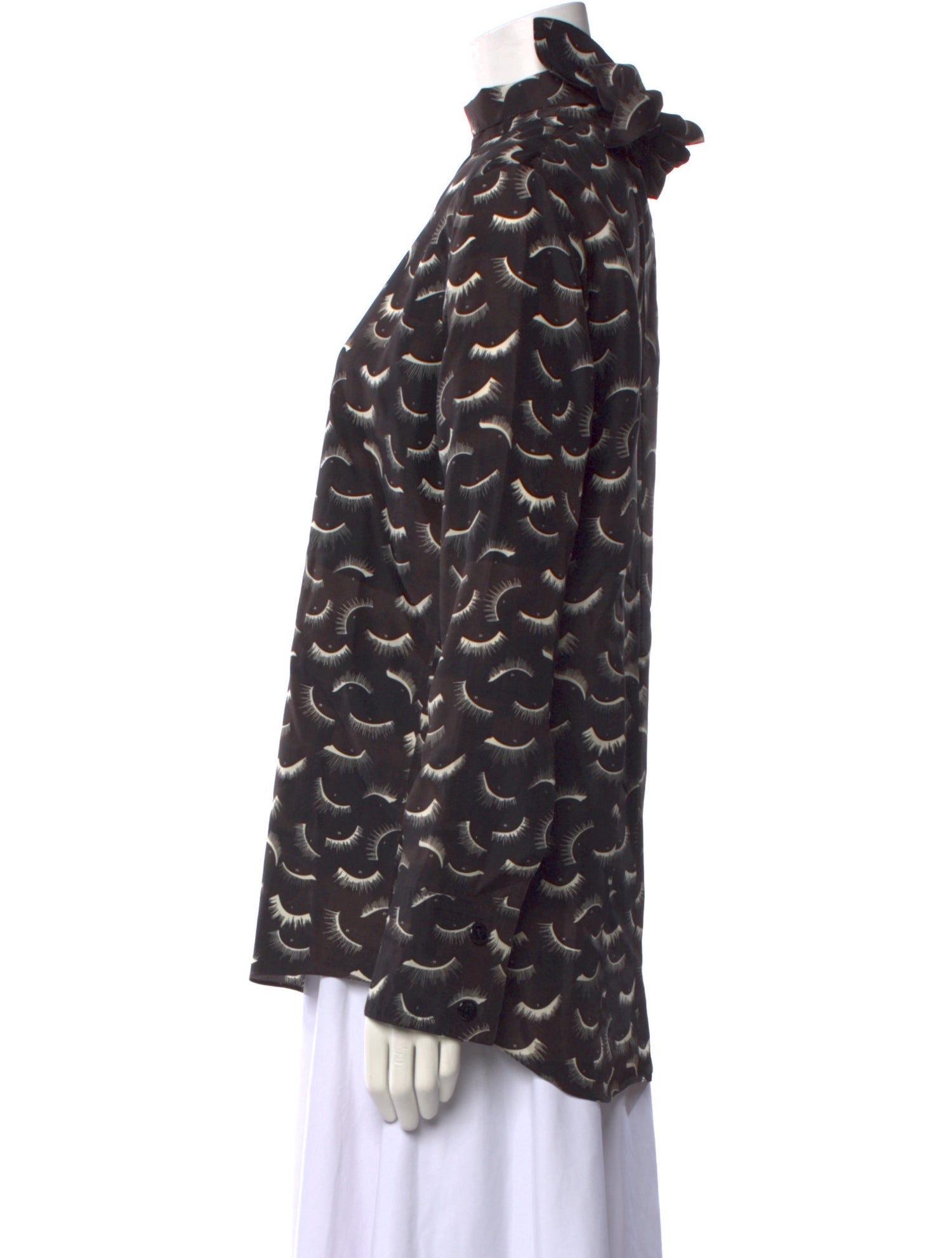 Nina Ricci Silk Printed Blouse