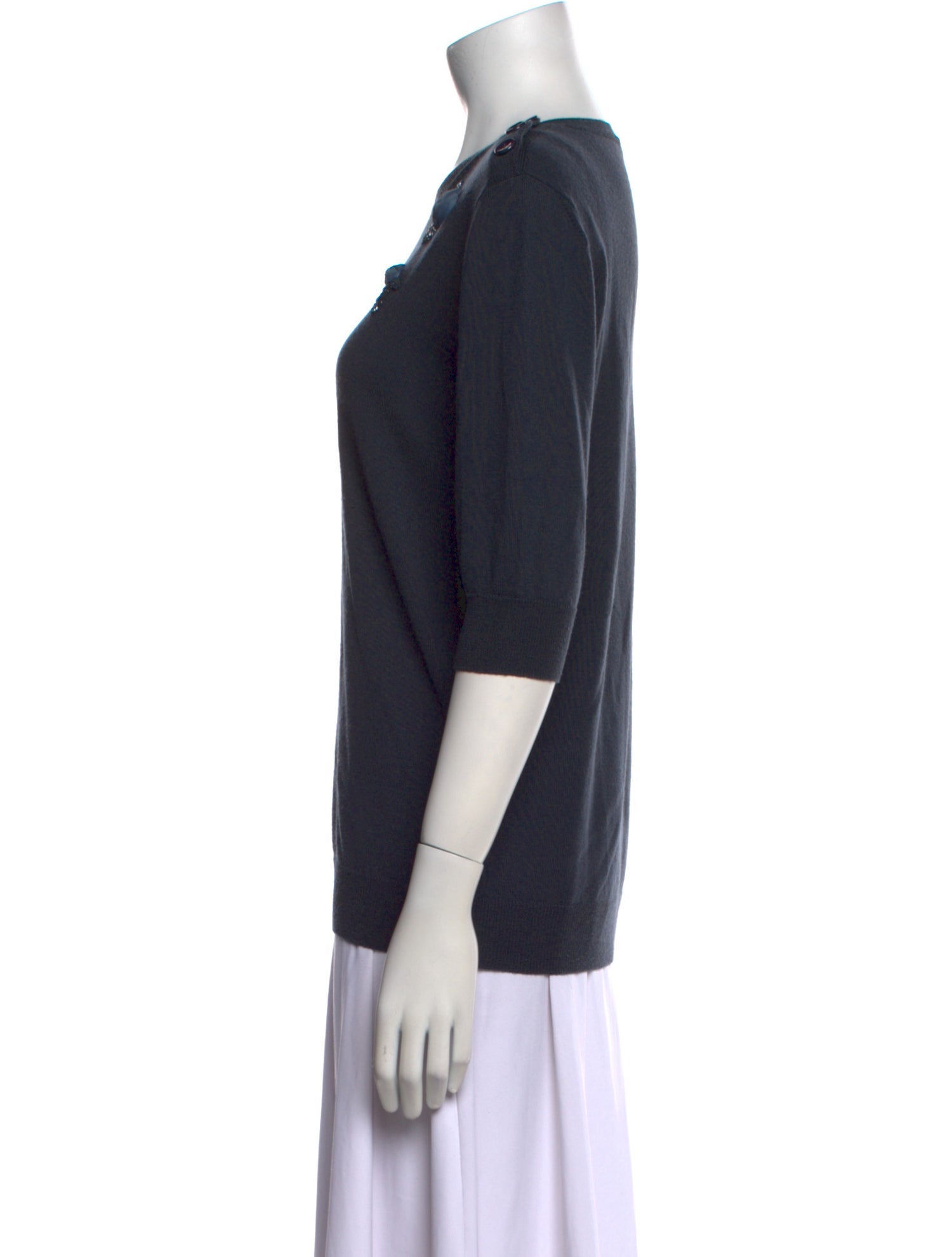 Nina Ricci Wool Scoop Neck Sweater