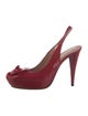 Nina Ricci Patent Leather Slingback Pumps