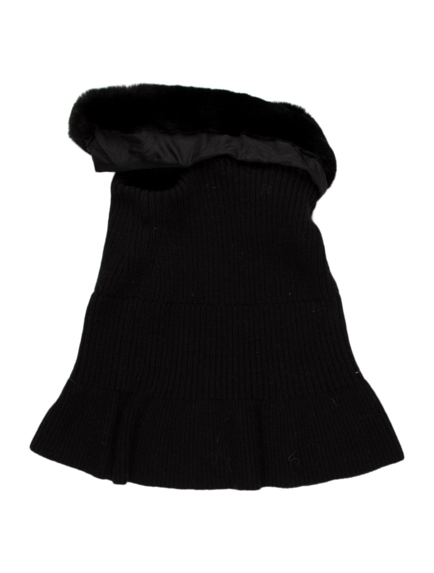 Nina Ricci Wool Strapless Sweater