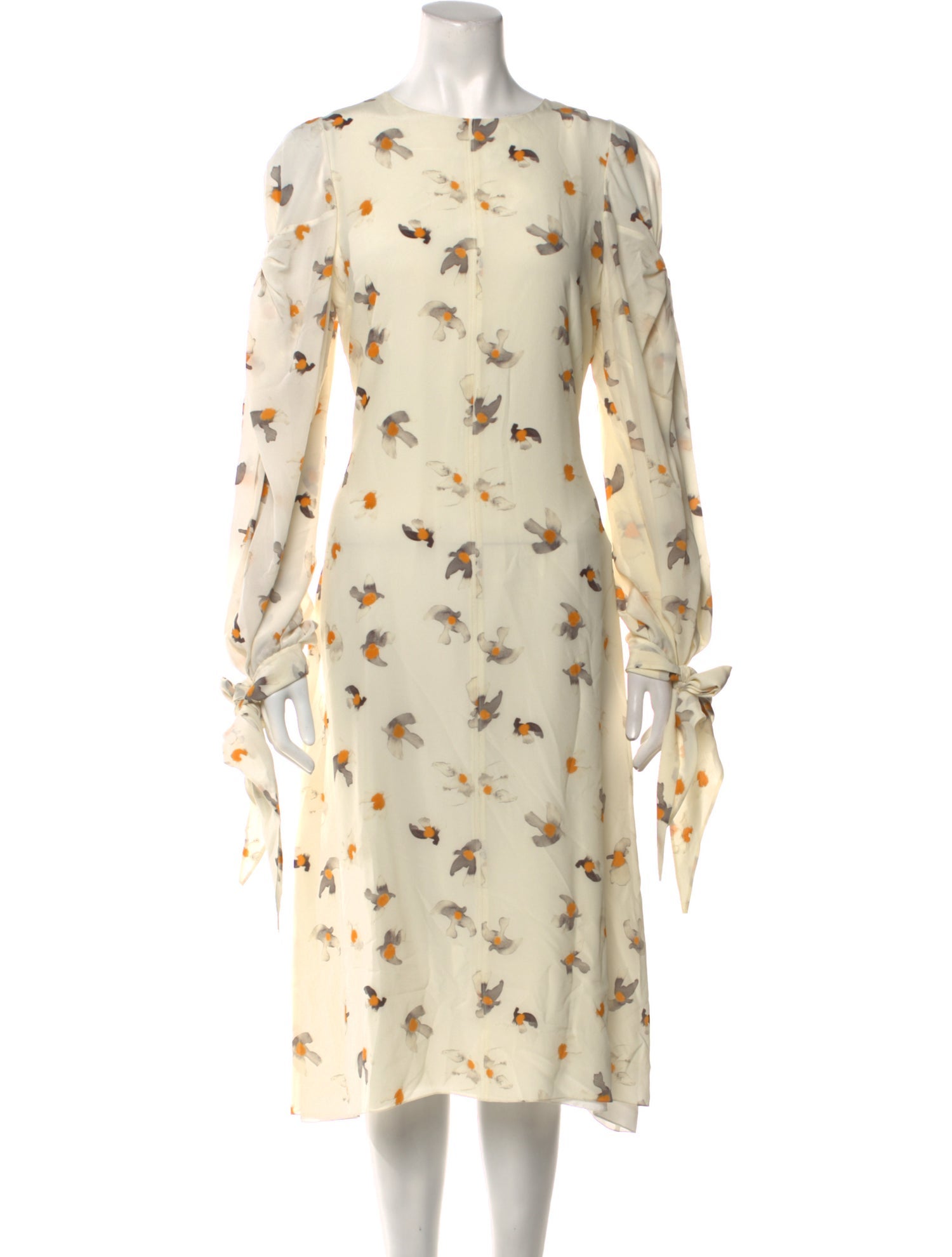 Nina Ricci Silk Midi Length Dress