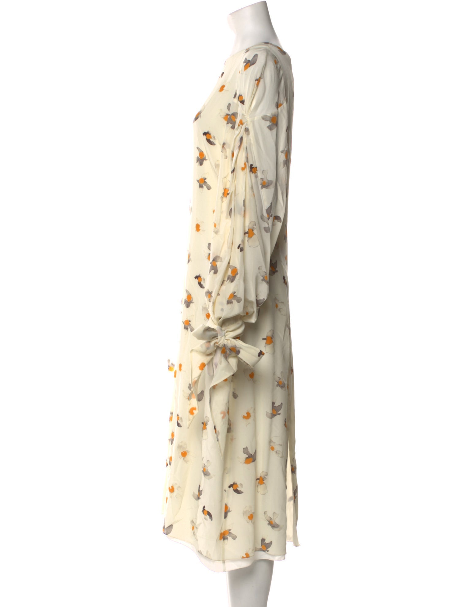 Nina Ricci Silk Midi Length Dress