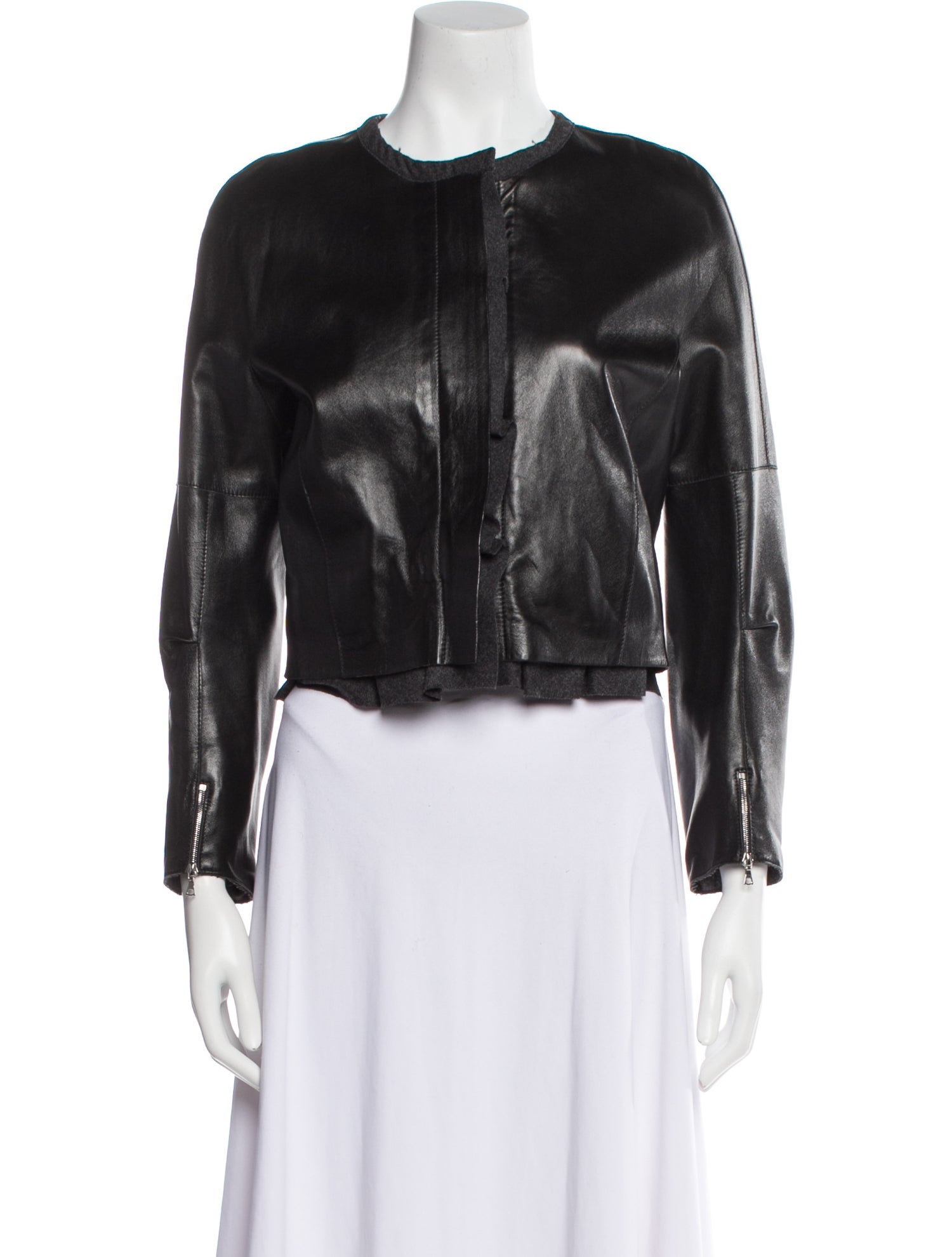 Nina Ricci Leather Biker Jacket