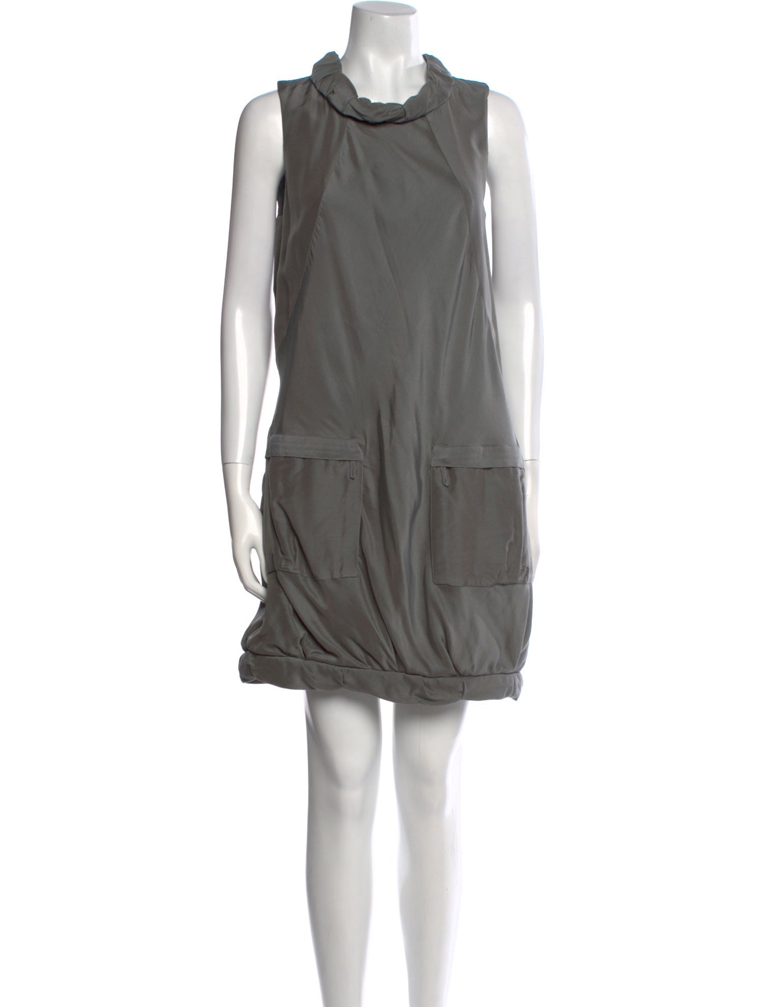 Nina Ricci Cowl Neck Mini Dress