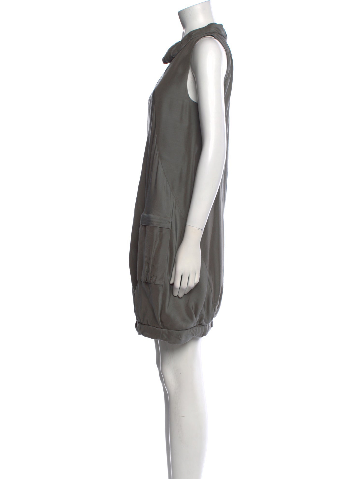 Nina Ricci Cowl Neck Mini Dress
