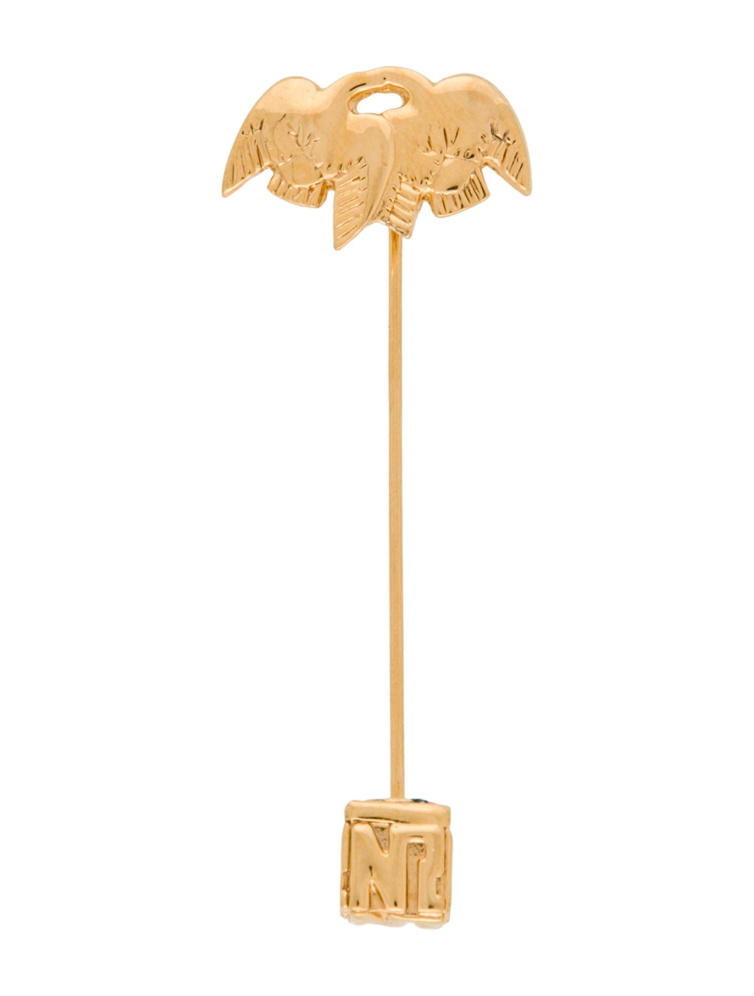 Nina Ricci Double Dove Brooch Pin